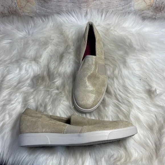 Munro Randie Shimmer Sneaker Slip On Sz 6.5