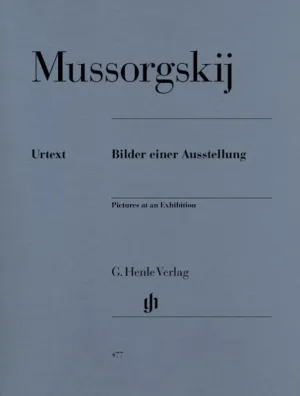 MUSSORGSKY - PICTURES AT AN EXHIBITION PIANO URTEXT