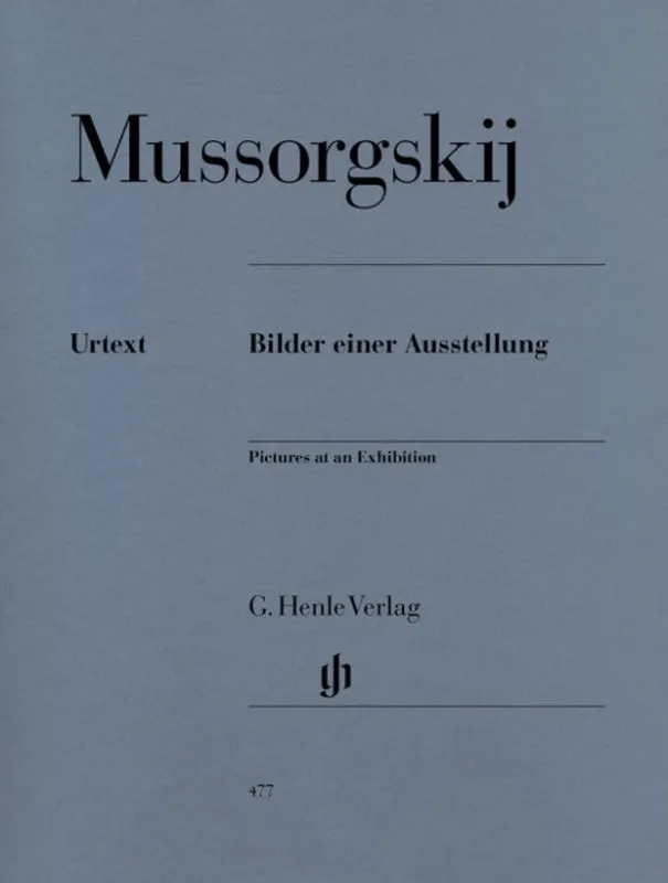MUSSORGSKY - PICTURES AT AN EXHIBITION PIANO URTEXT
