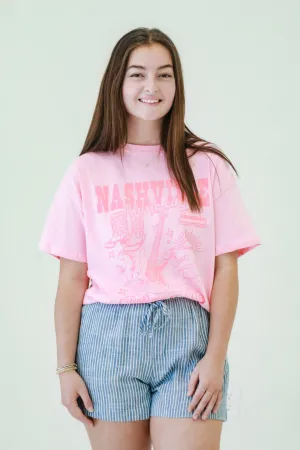 Nashville Music City Tee in Ballet