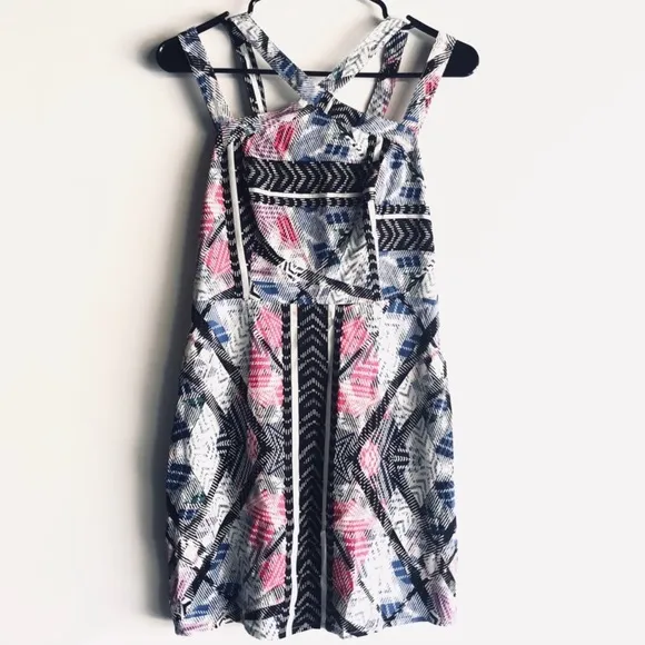 NBD X The Naven Twins Electra Tribal Strappy Dress