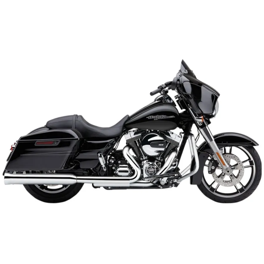 Neighbor Hater Slip On Mufflers - Chrome for '95-'16 Bagger
