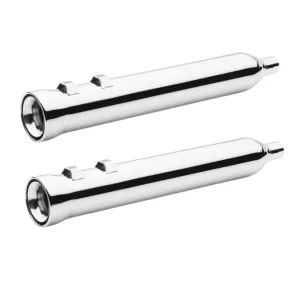 Neighbor Hater Slip On Mufflers - Chrome for '95-'16 Bagger