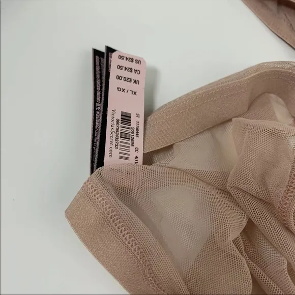 NEW Victorias Secret Bra Panty Set 32DD Unlined Balconet XL Strappy Bikini #125