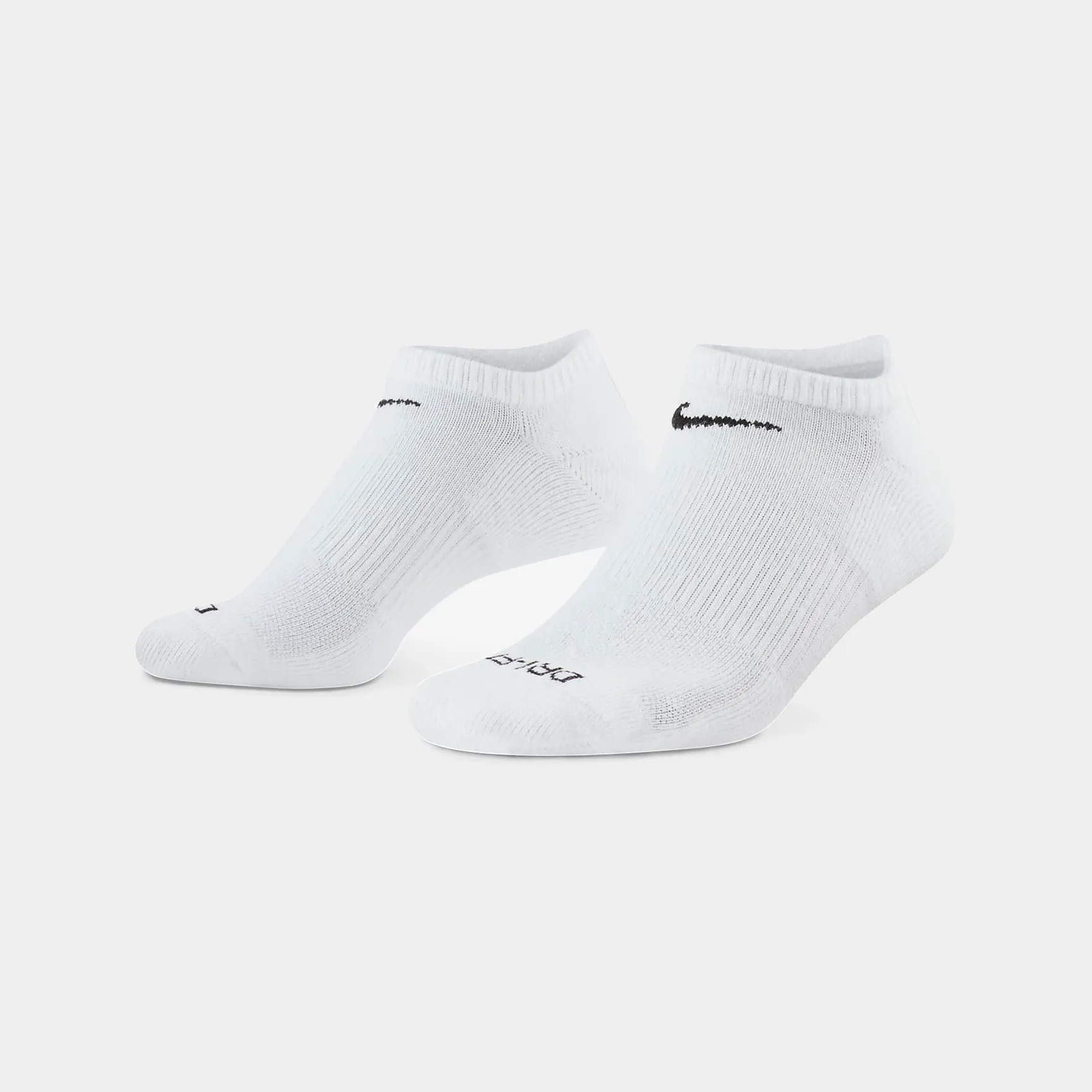NIKE EVERYDAY PLUS CUSHIONED NO-SHOW SOCK 3-PACK - WHITE