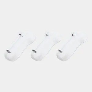 NIKE EVERYDAY PLUS CUSHIONED NO-SHOW SOCK 3-PACK - WHITE