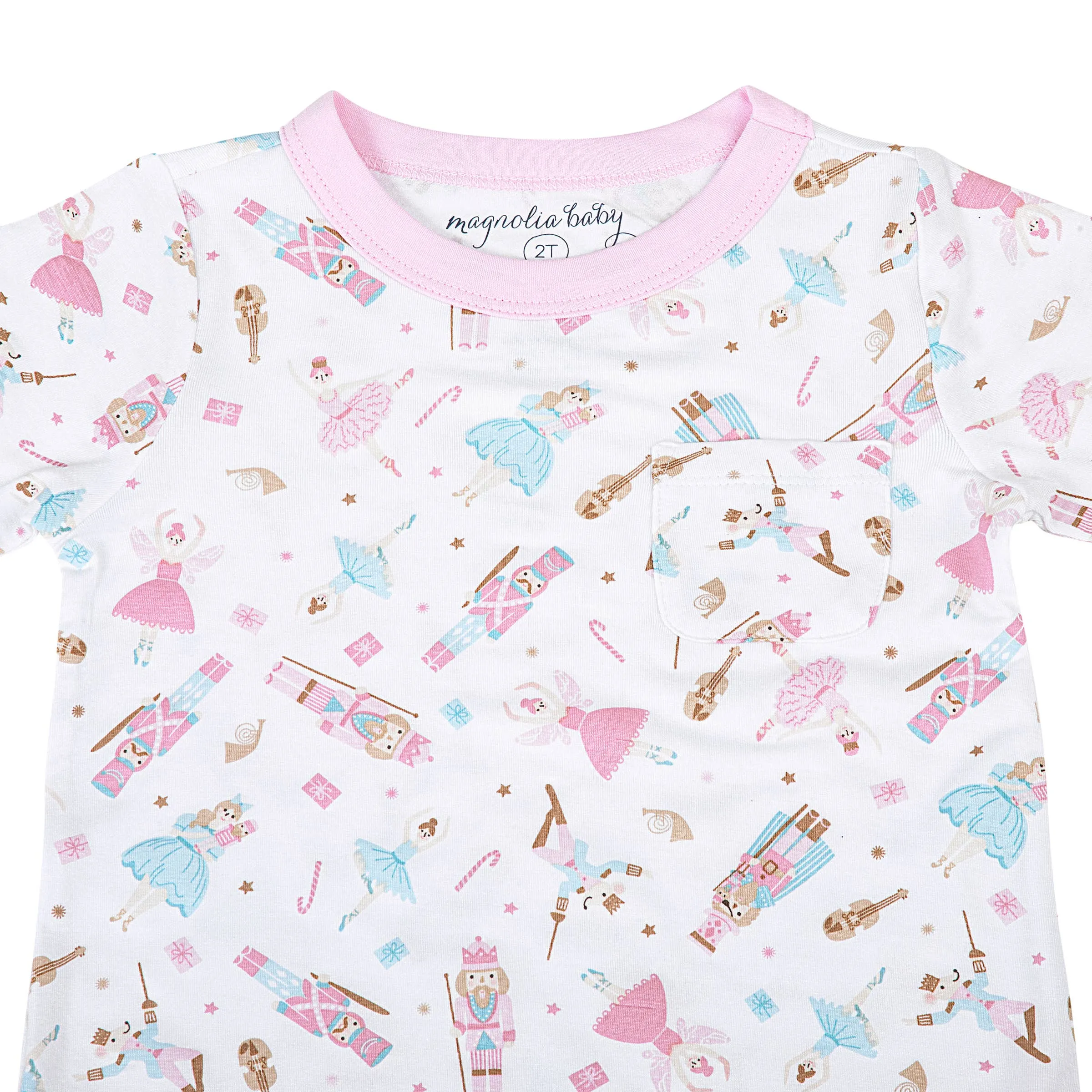 Nutcracker Ballet Pink Girl's L/S Nightdress