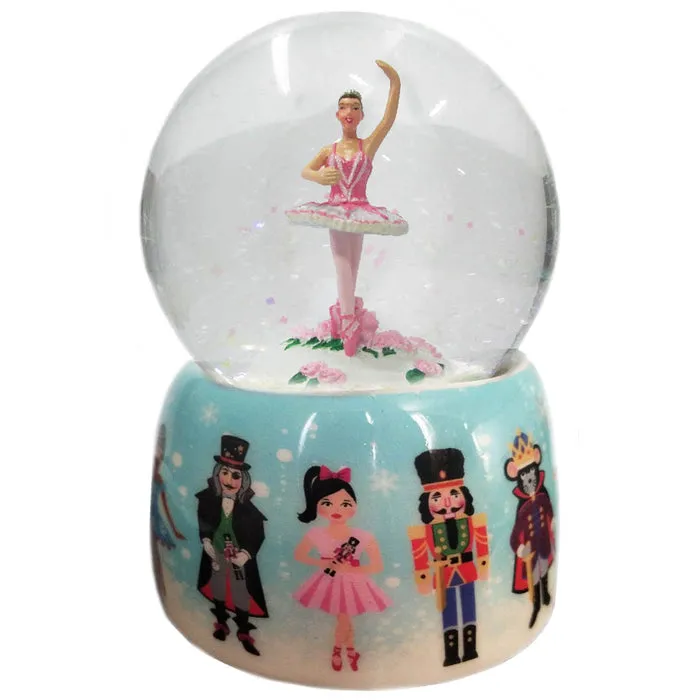 Nutcracker Small Musical Snow Globe