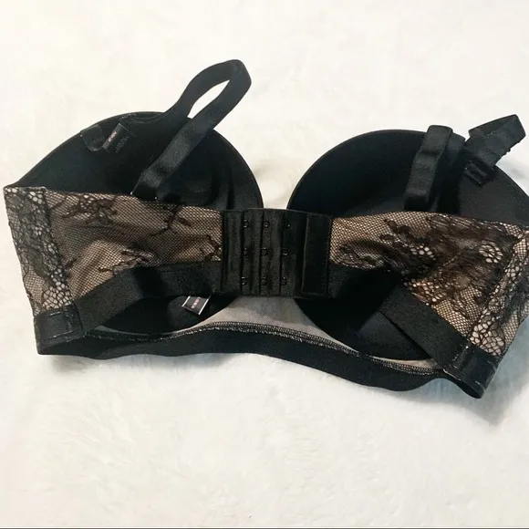 NWT VERY SEXY Strapless Bra Black