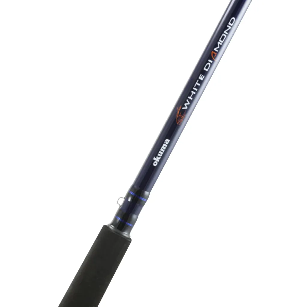Okuma White Diamond Trolling Rod 2 Pc