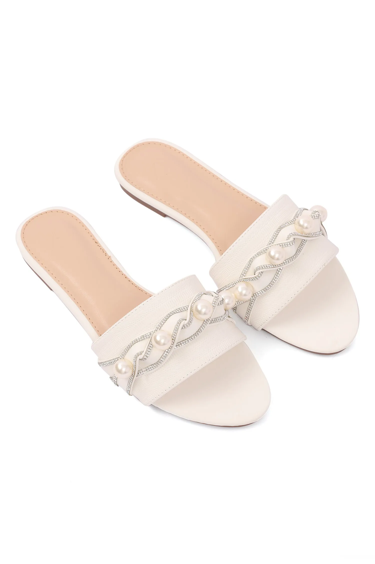 PEARL KNOT-WHITE