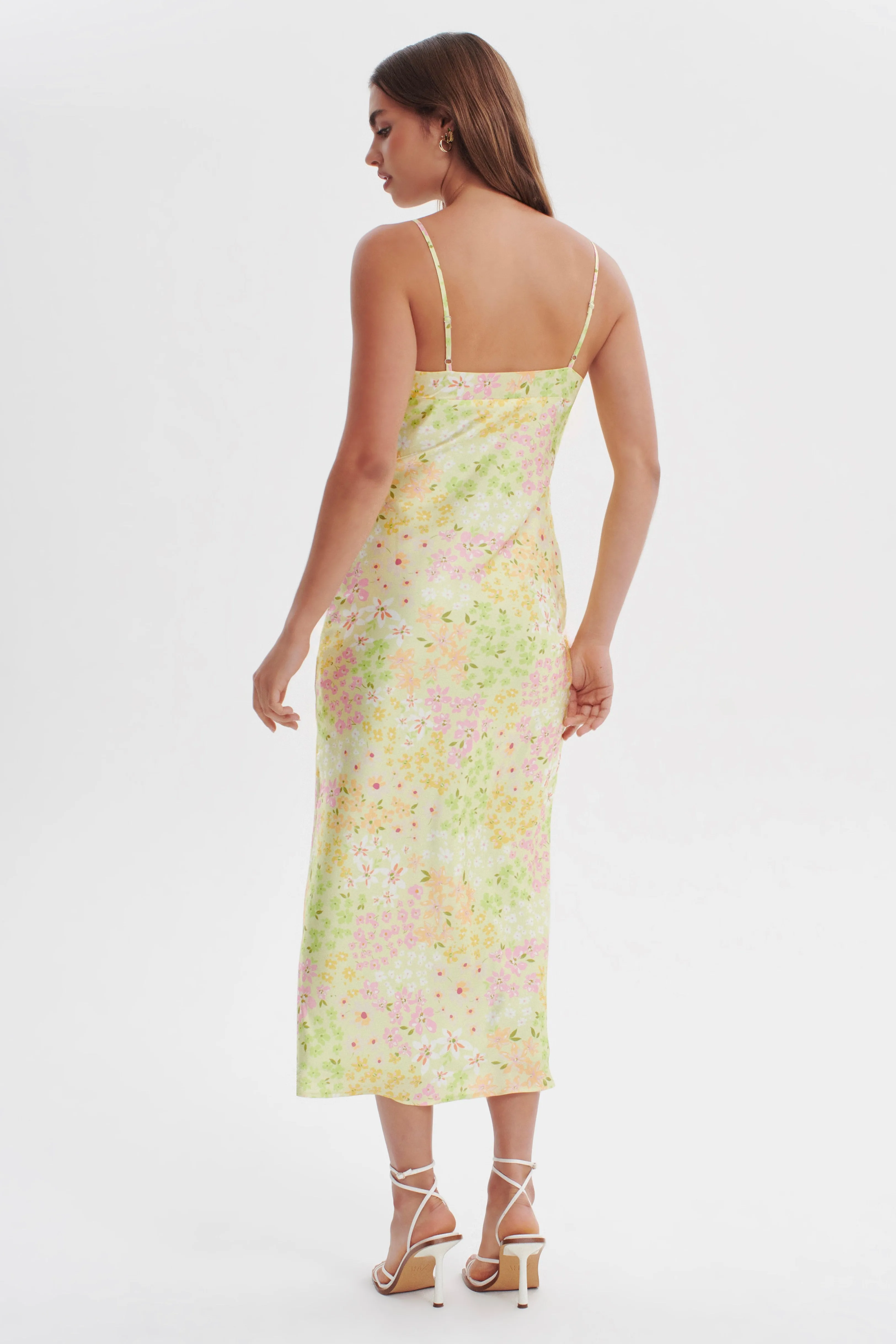 Penelope Garden Party Midi Slip Dress