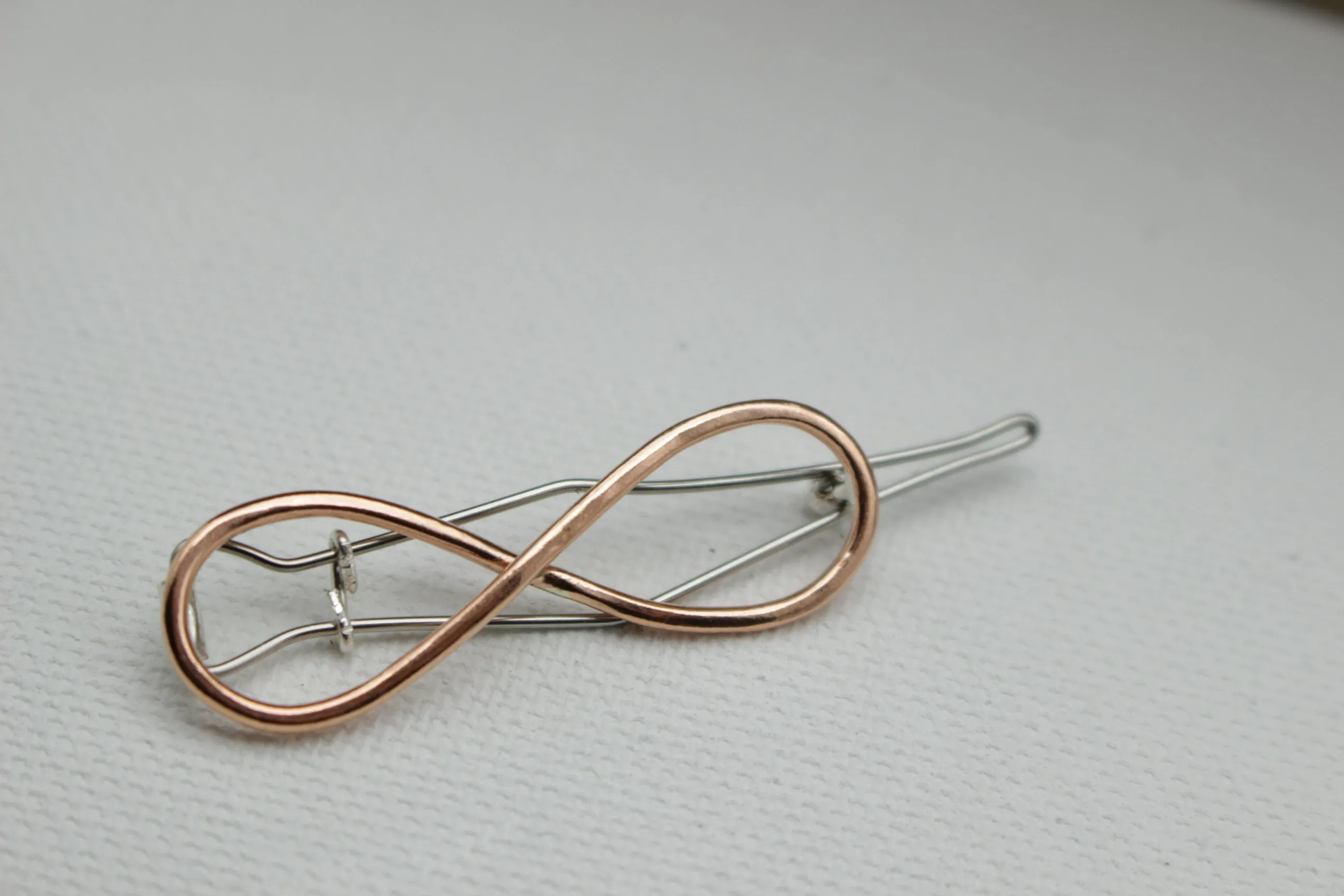 Petite copper barrette