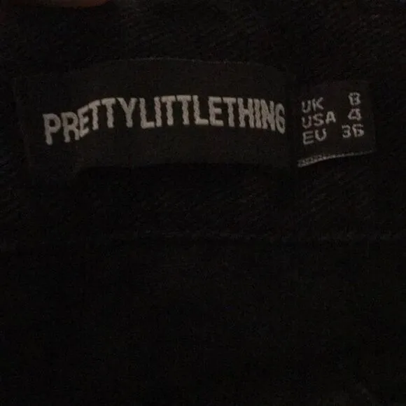 PrettyLittleThing NWT Cut-Out Strappy Jeans Size 4