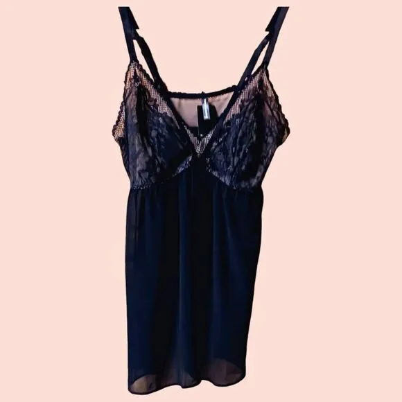 PRICE FIRM! $55 TORRID Plus Size Fleur Lace Black Strappy Babydoll Size 2X