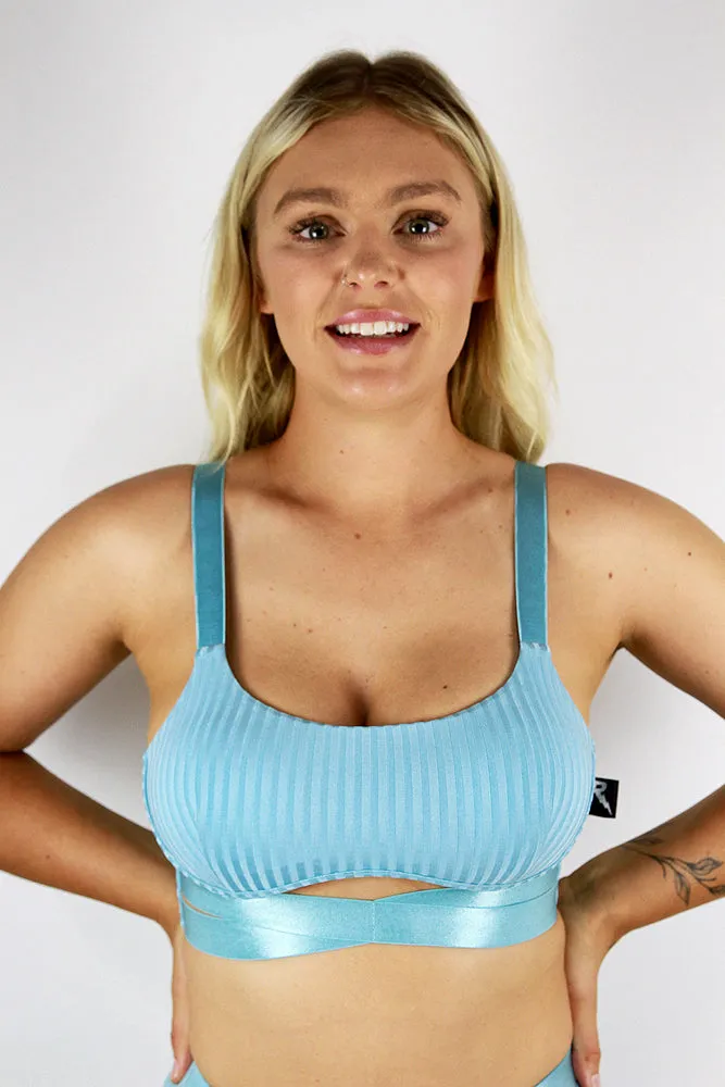 Rarr Crystal Strappy Bra – Garnet