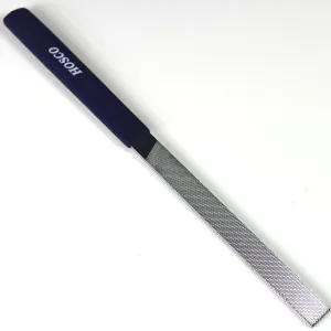 Rectangular profile nut and saddle shaping file