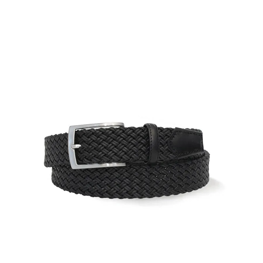 Robert Charles - 1004 Black Woven Belt