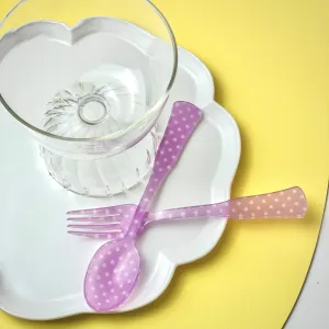 Sabre Paris- Acrylic Chic Pois Cake fork