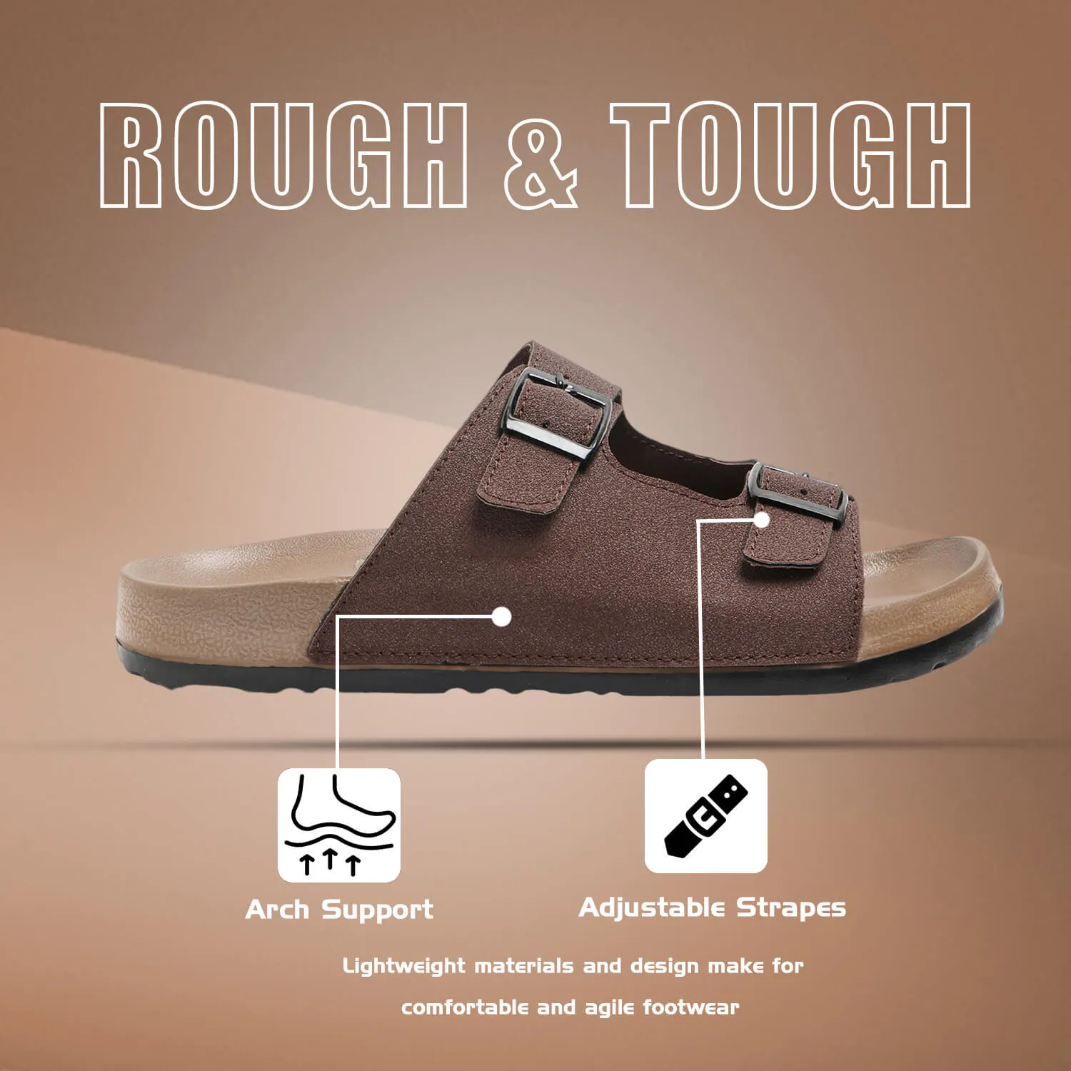 SAFARI 07 BROWN Summer SANDAL