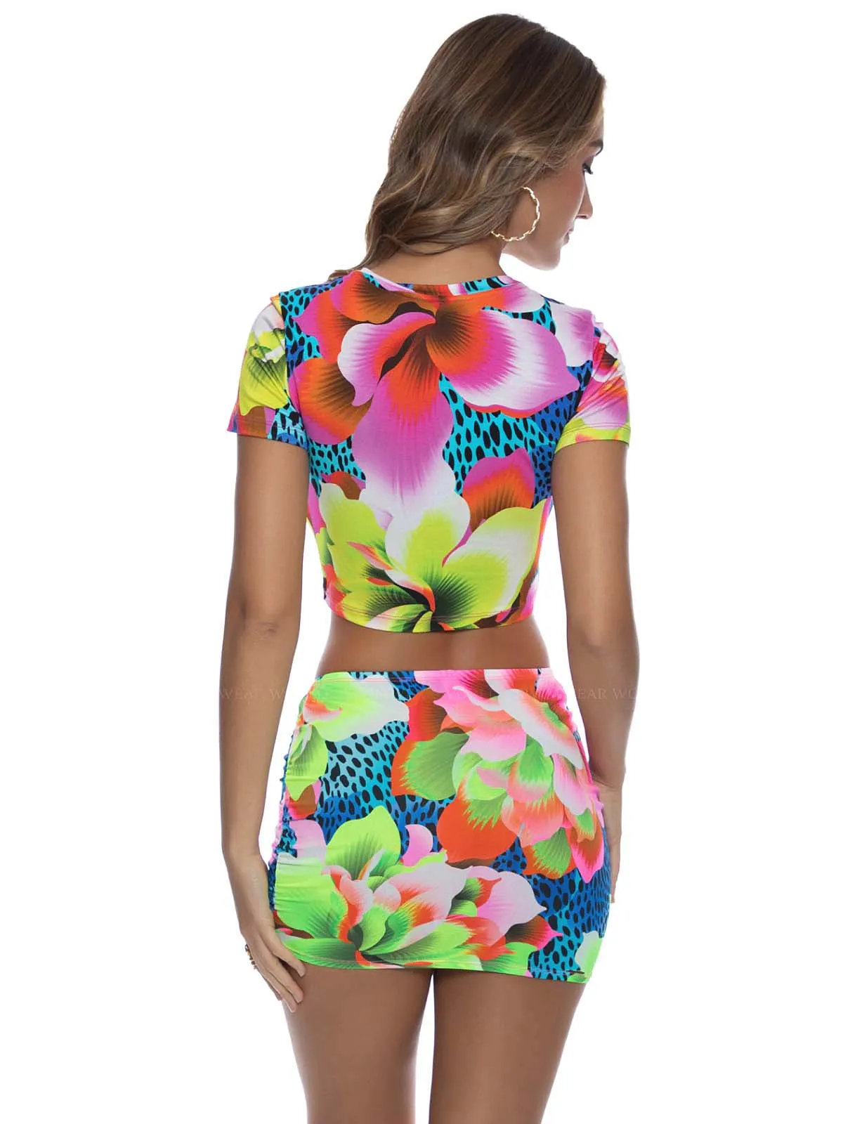 Scrunch Up Mini Skirt ::RET