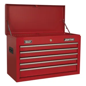 Sealey 5 Drawer Topchest with Ball-Bearing Slides - Red - B