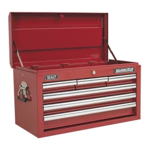 Sealey 6 Drawer Topchest with Ball Bearing Slides - Red - D
