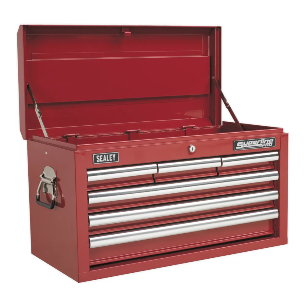 Sealey 6 Drawer Topchest with Ball Bearing Slides - Red - D