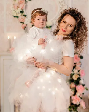 Set Mama-Fiica Fustițe Îngeraș
