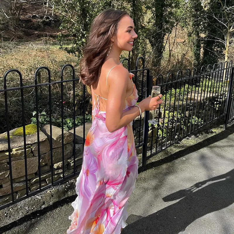 Sheila | Breezy Ruffled Floral Maxi Dress