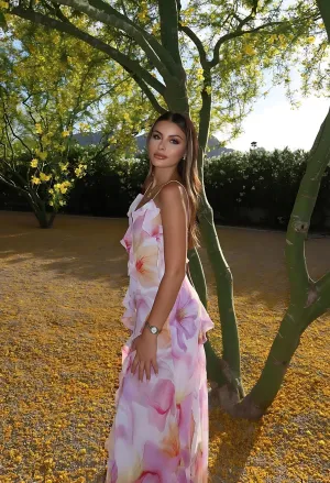 Sheila | Breezy Ruffled Floral Maxi Dress