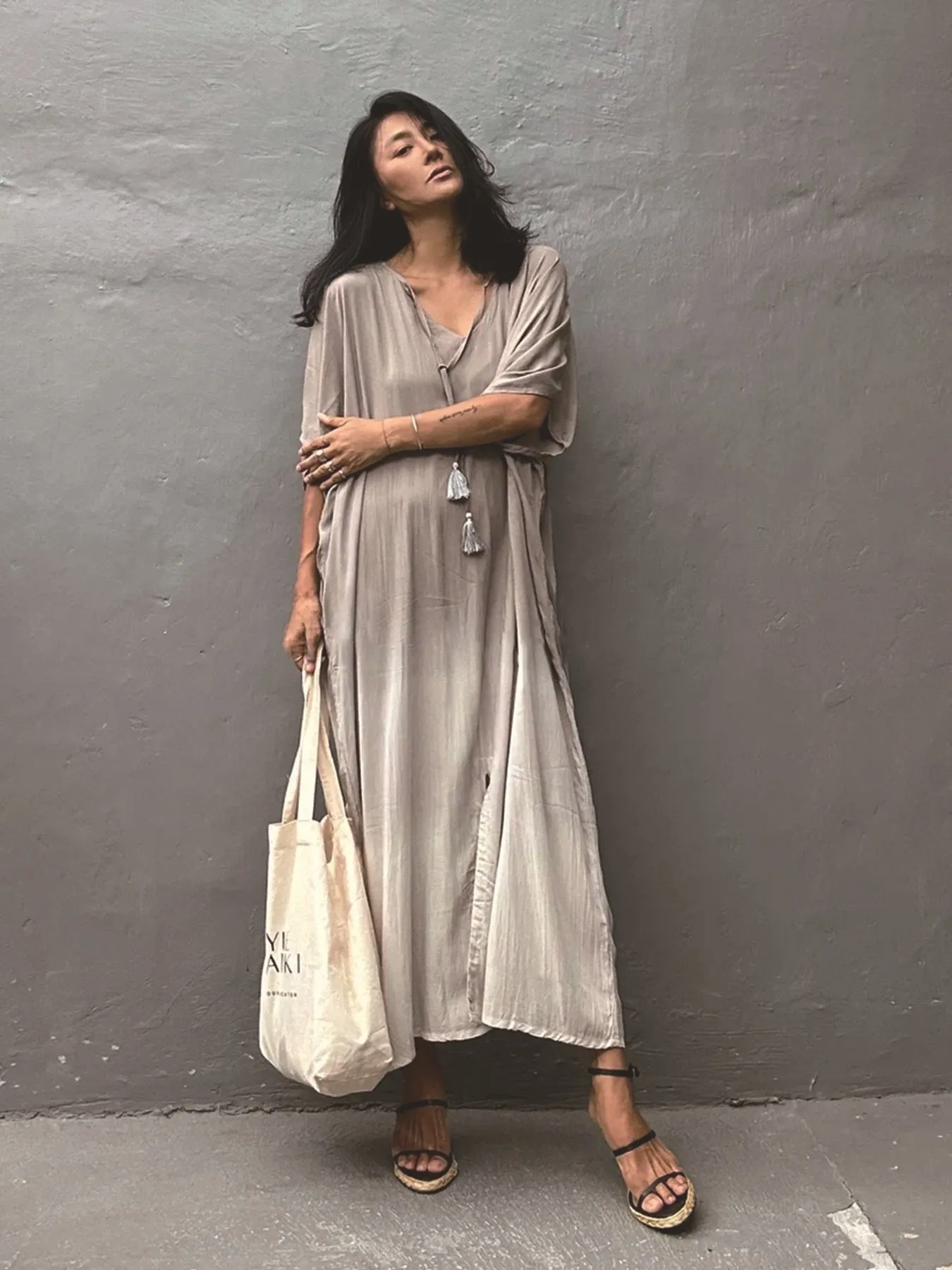 Sienna Ombre Kaftan Midi Dress