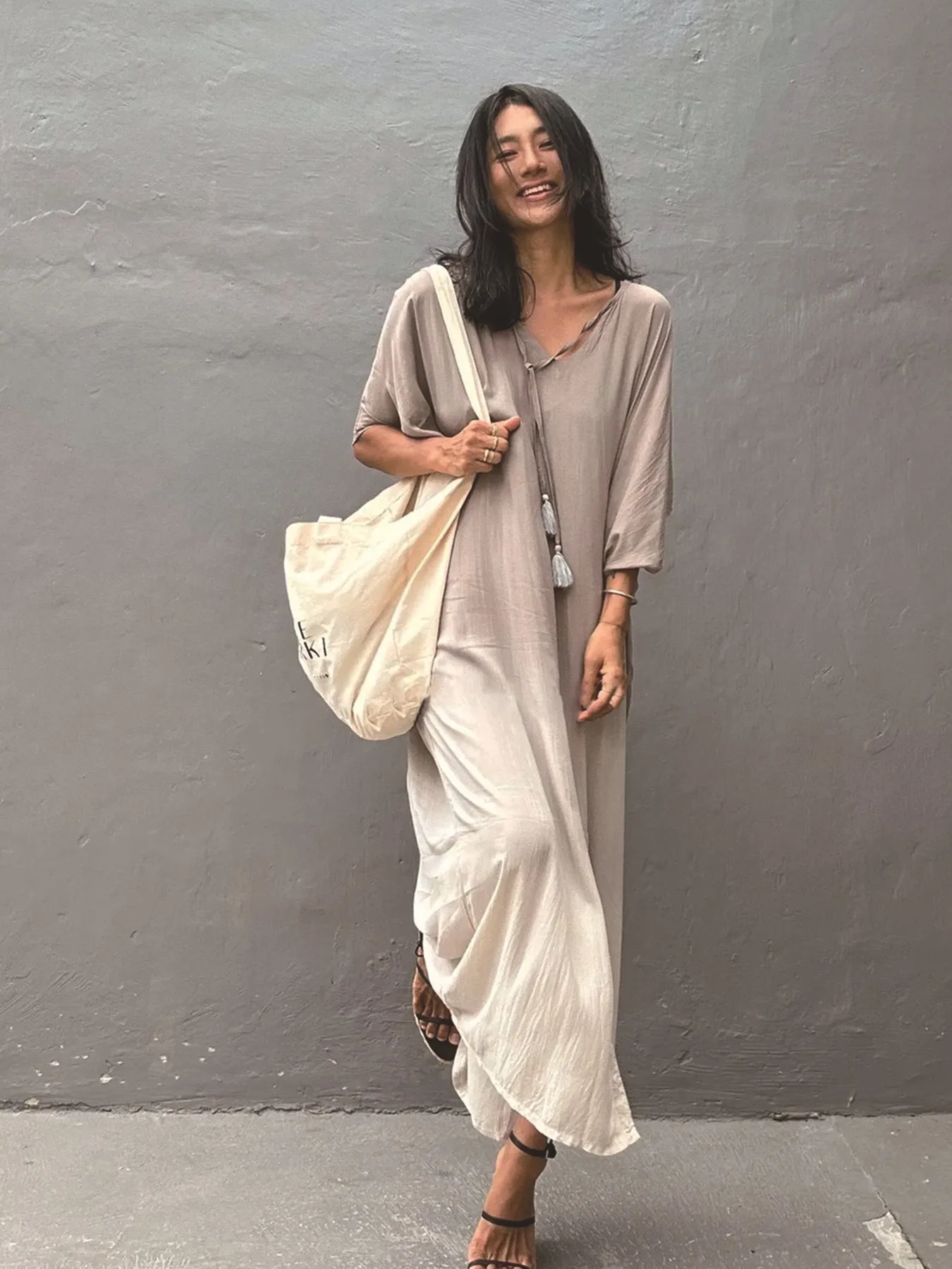 Sienna Ombre Kaftan Midi Dress