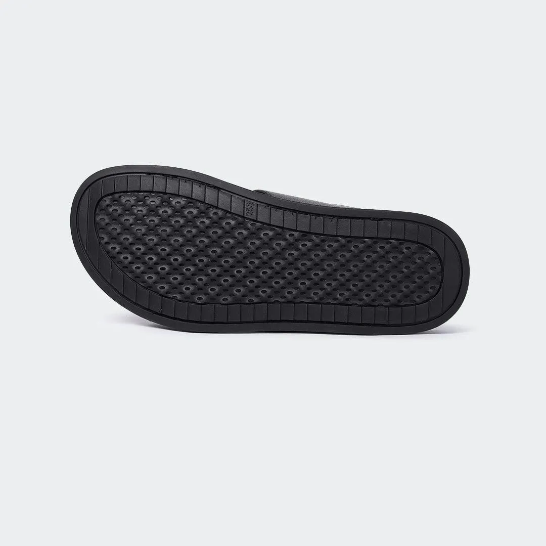Slipper/Slide Black for Men (FRASER 301G)