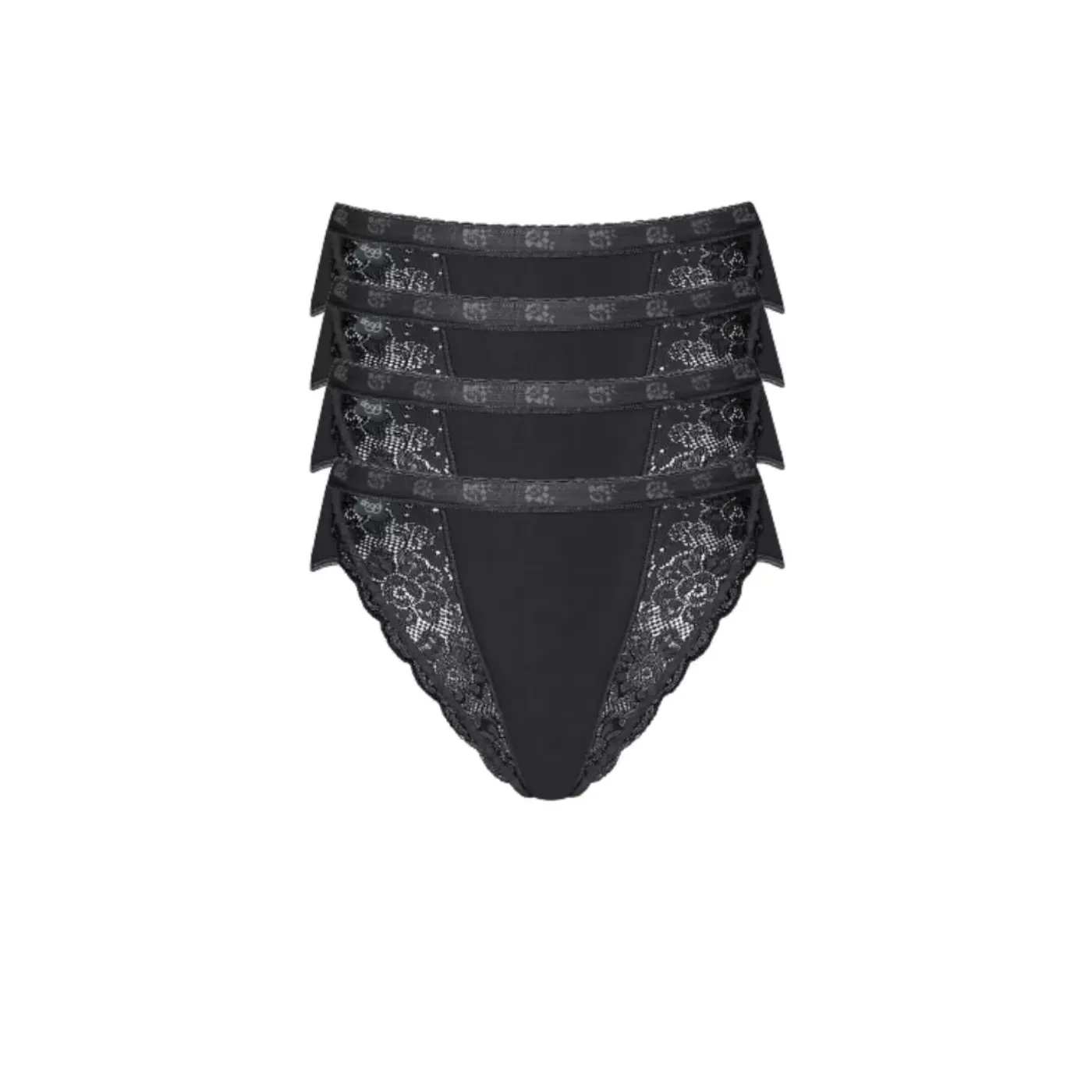 Sloggi Chic Tai 4 Pack Brief | Black