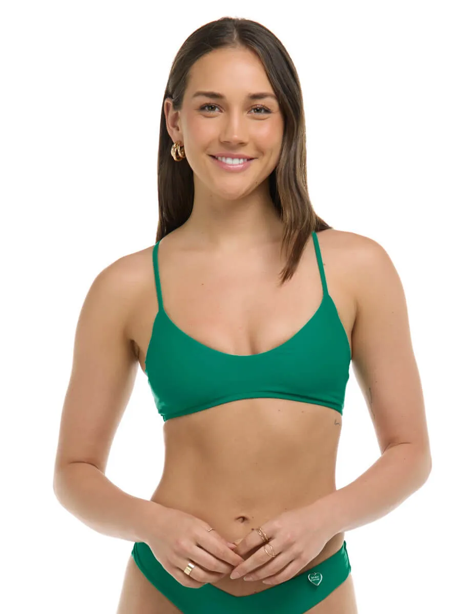 Smoothies Alani Active Bralette in Viridian