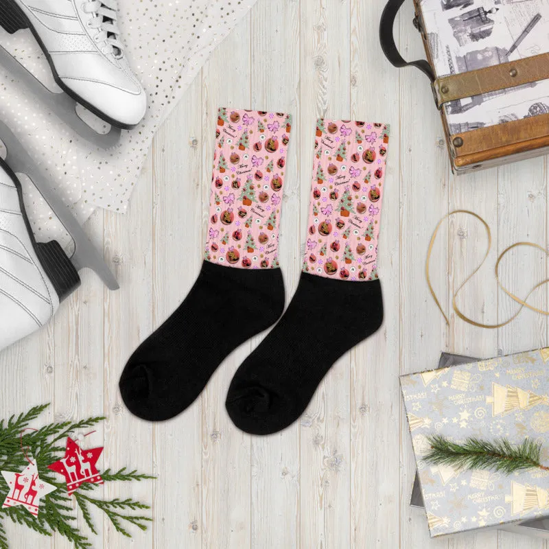 Socks 'Pink Christmas'