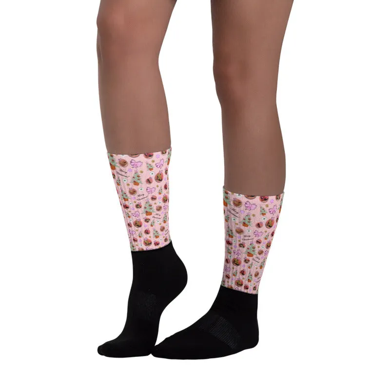 Socks 'Pink Christmas'