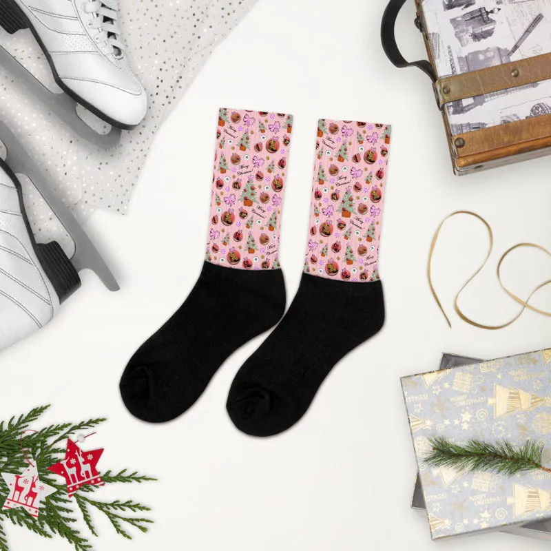 Socks 'Pink Christmas'