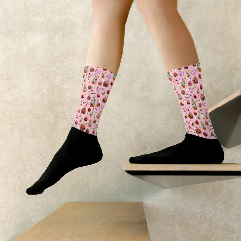 Socks 'Pink Christmas'