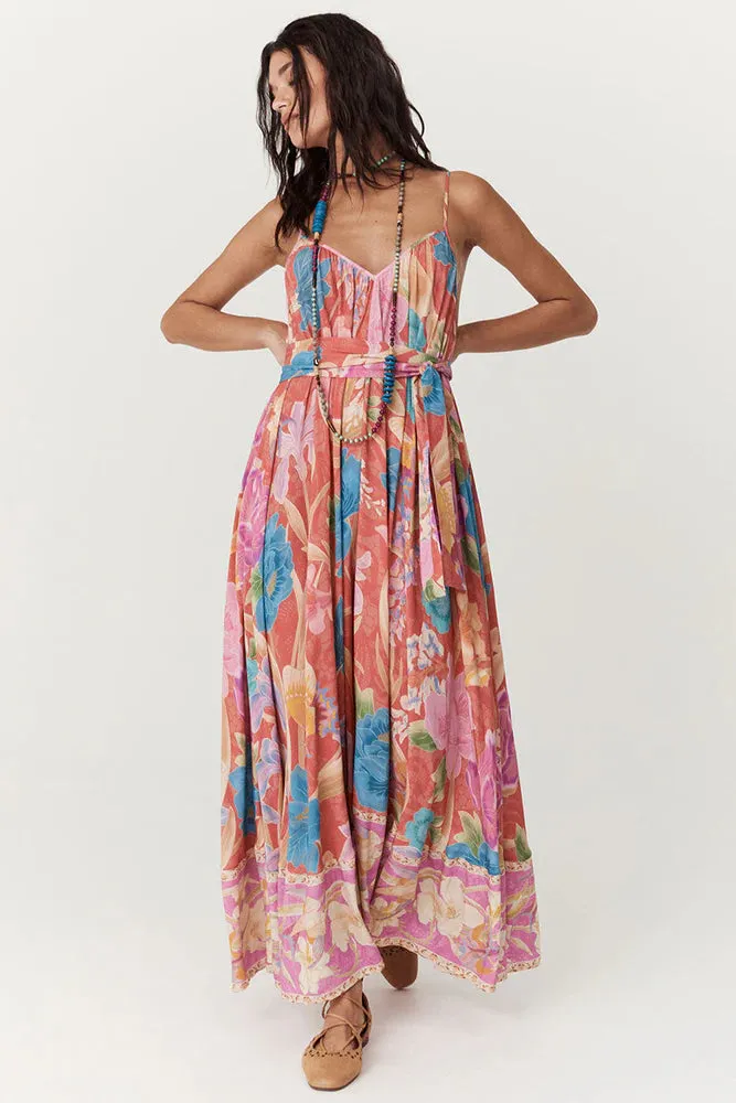 Spell Painters Garden Strappy Maxi Dress