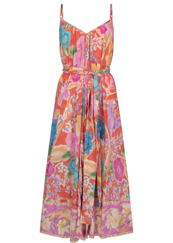 Spell Painters Garden Strappy Maxi Dress