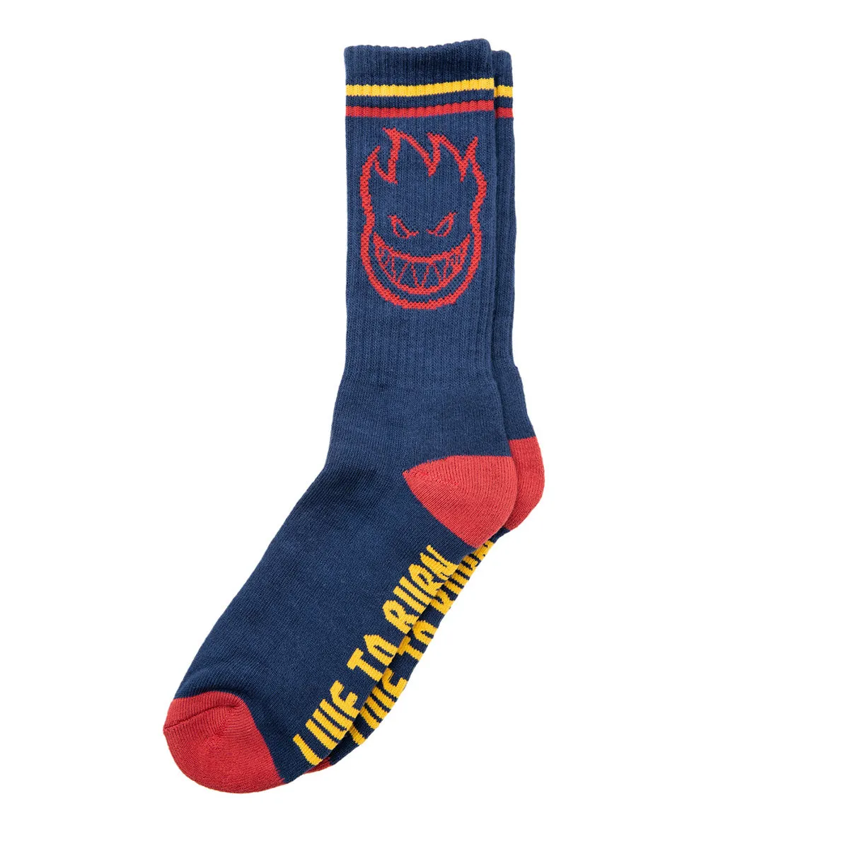 Spitfire - Bighead Socks Navy/Red/Gold