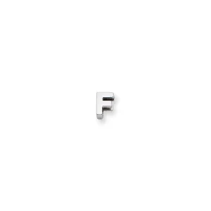 Sterling Silver Polished F Initial Slide