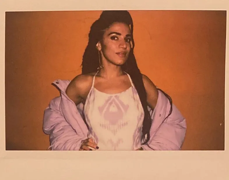 Strappy Backless Dress in Lavender Adras