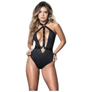 Strappy Bodysuit Black