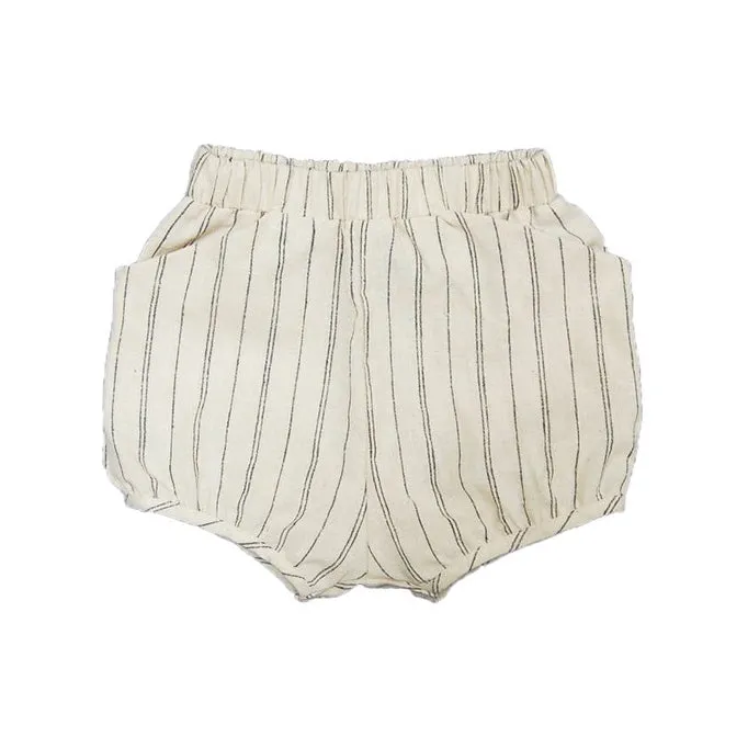 Stripe Woven Short - Natural Hemp Stripe