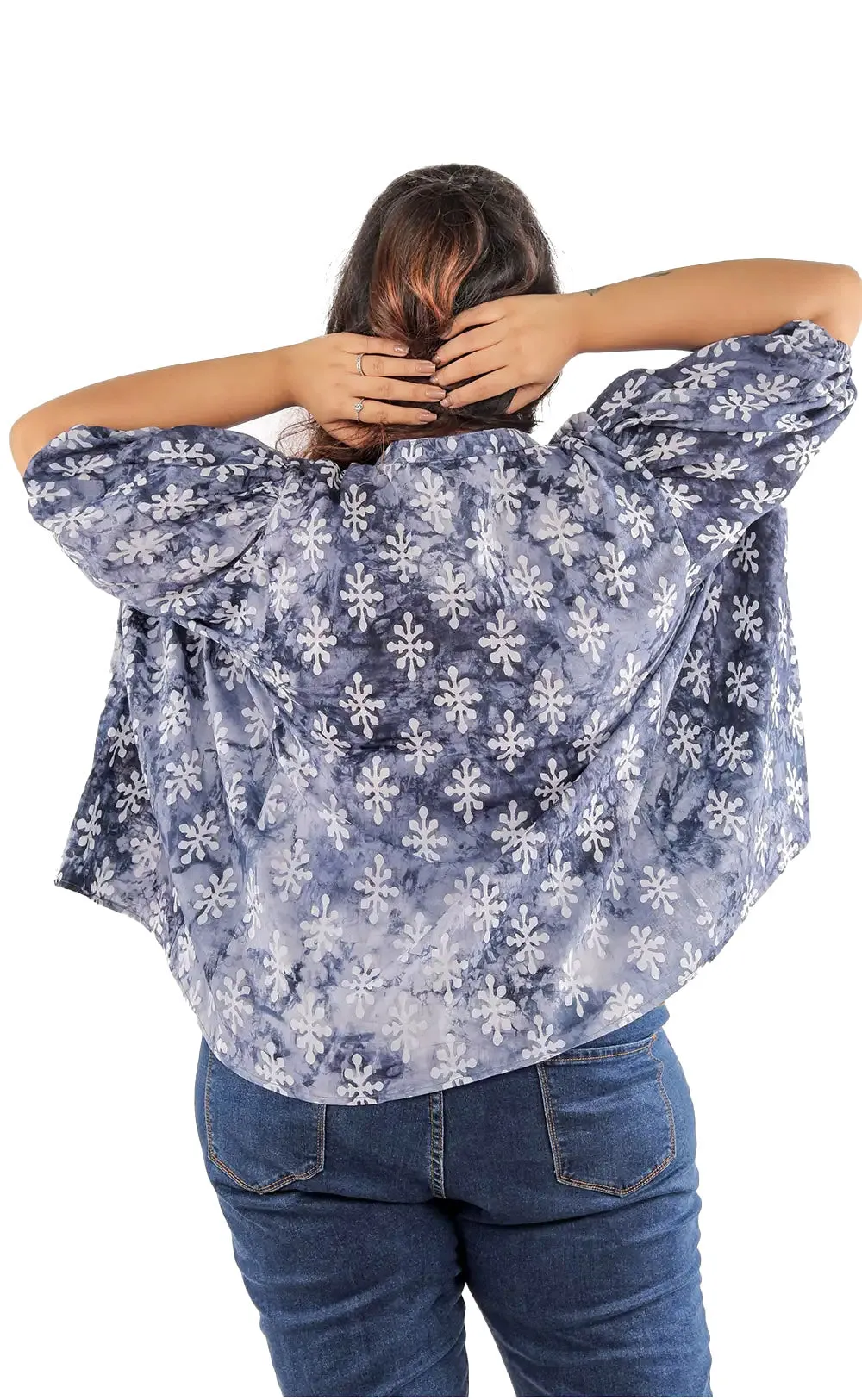 Stunning Cotton Block Printed Blouse