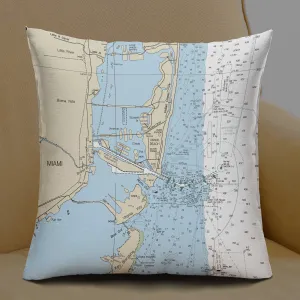 The Miami Beach Square Pillow Cover