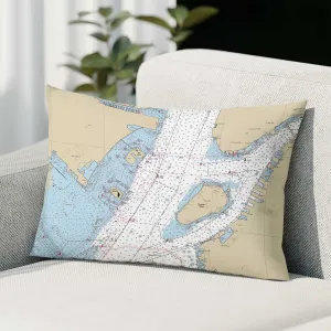 The New York Harbor Rectangle Pillow Cover